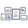 Wallity Set de 6 Cuadros Decorativos Multicolor SET_011
